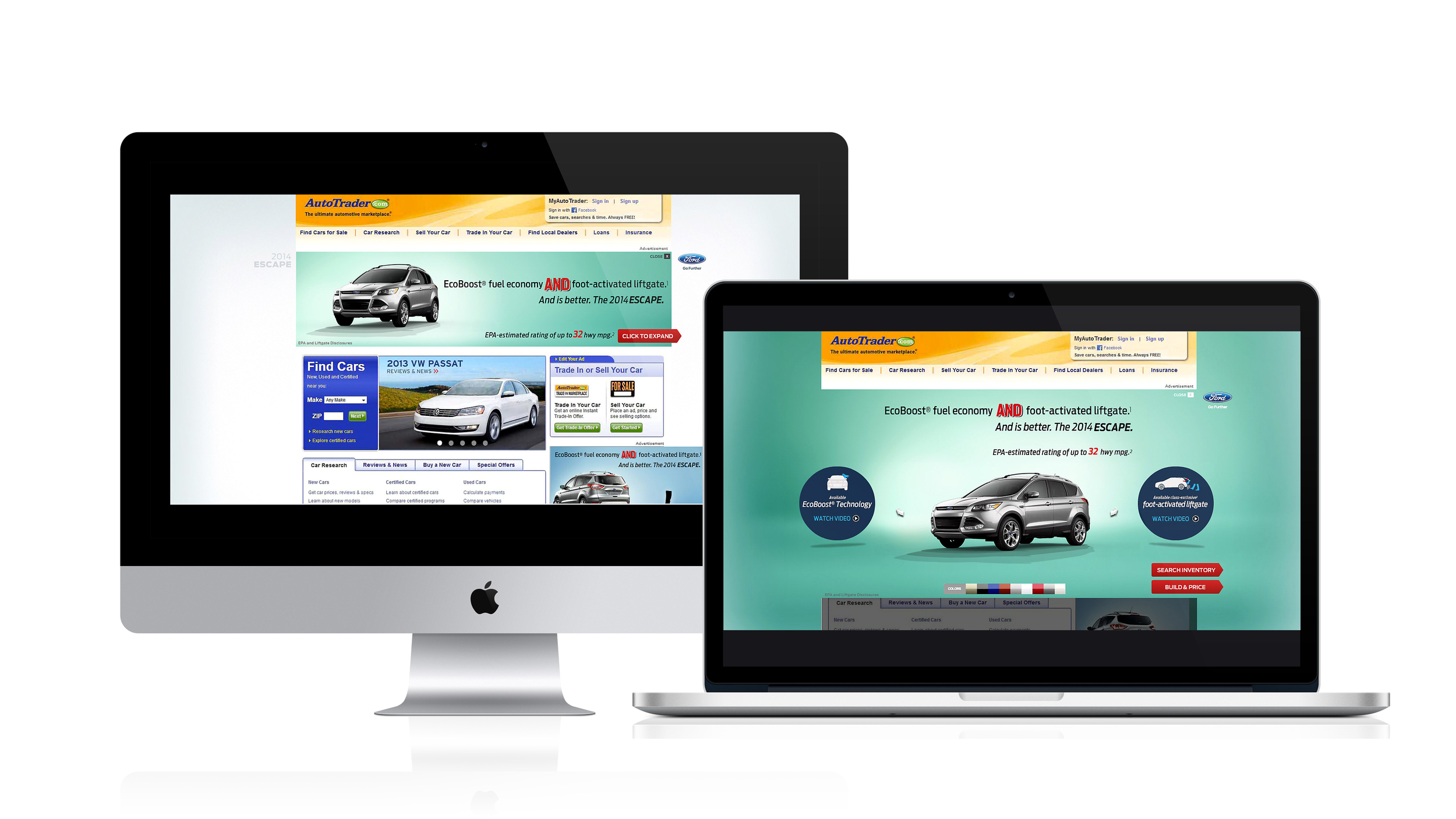 Ford Escape Autotrader.com Homepage Takeover