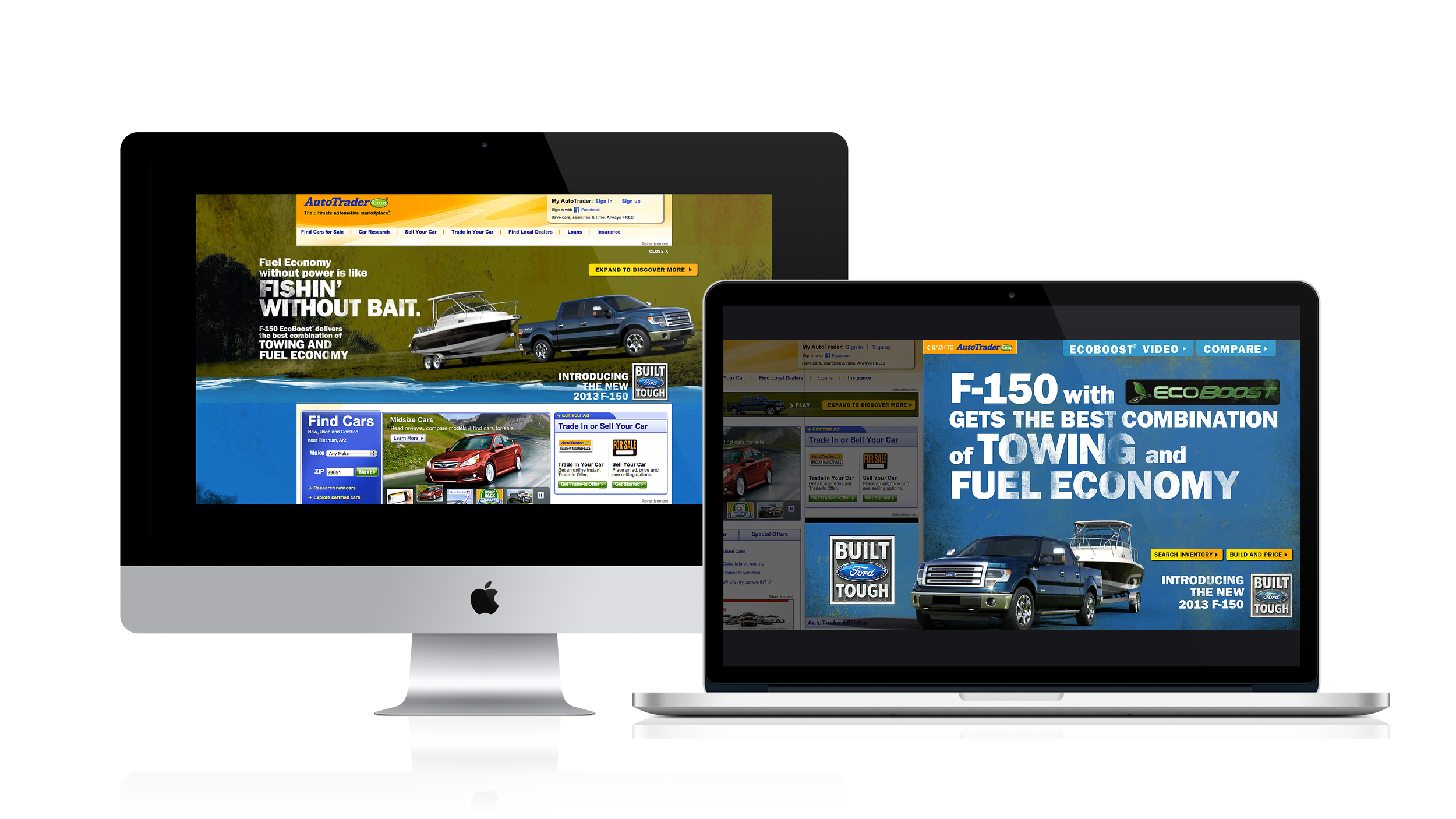 Ford F-150 Autotrader.com Homepage Takeover