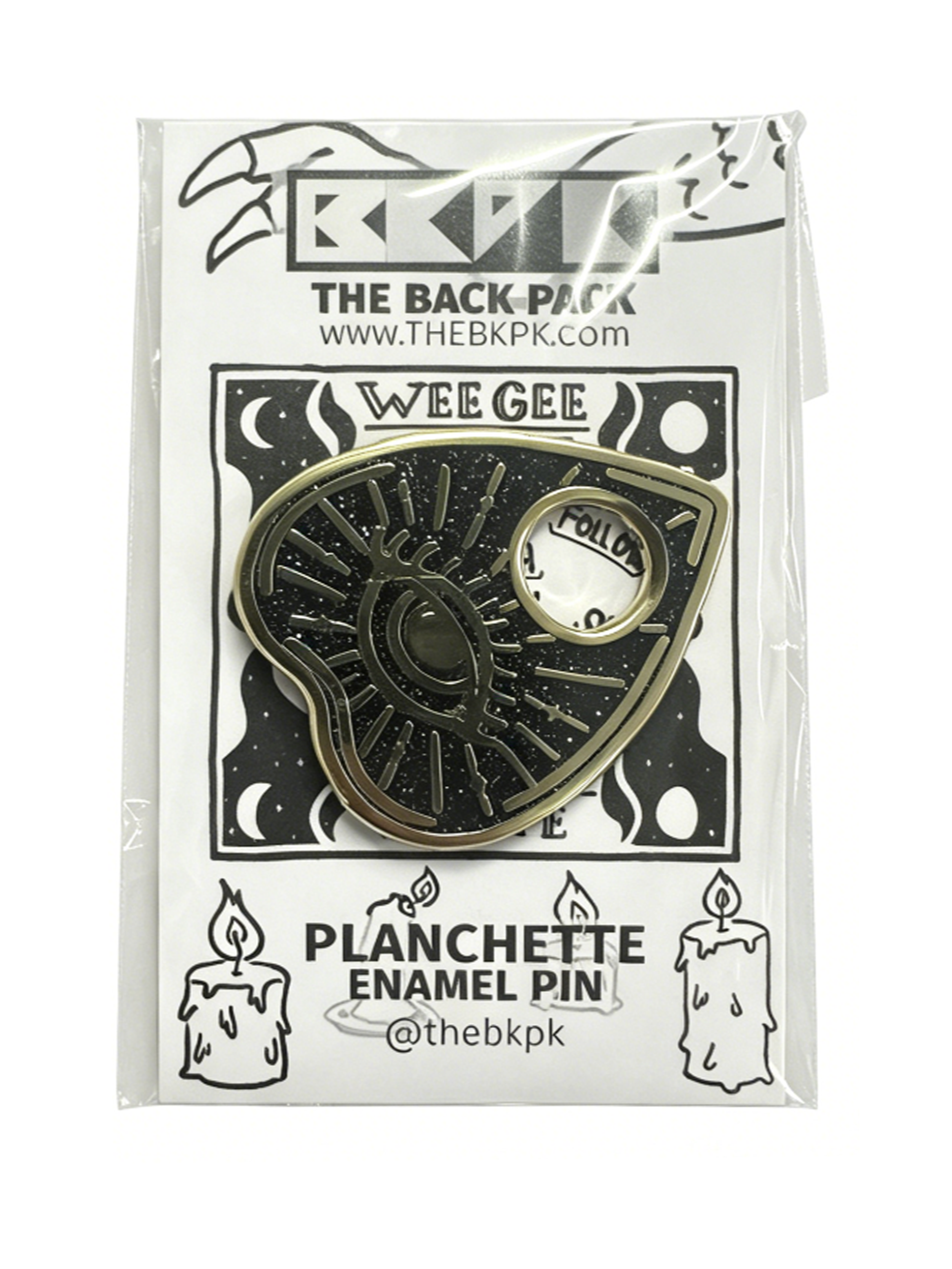 Planchette Enamel Pin