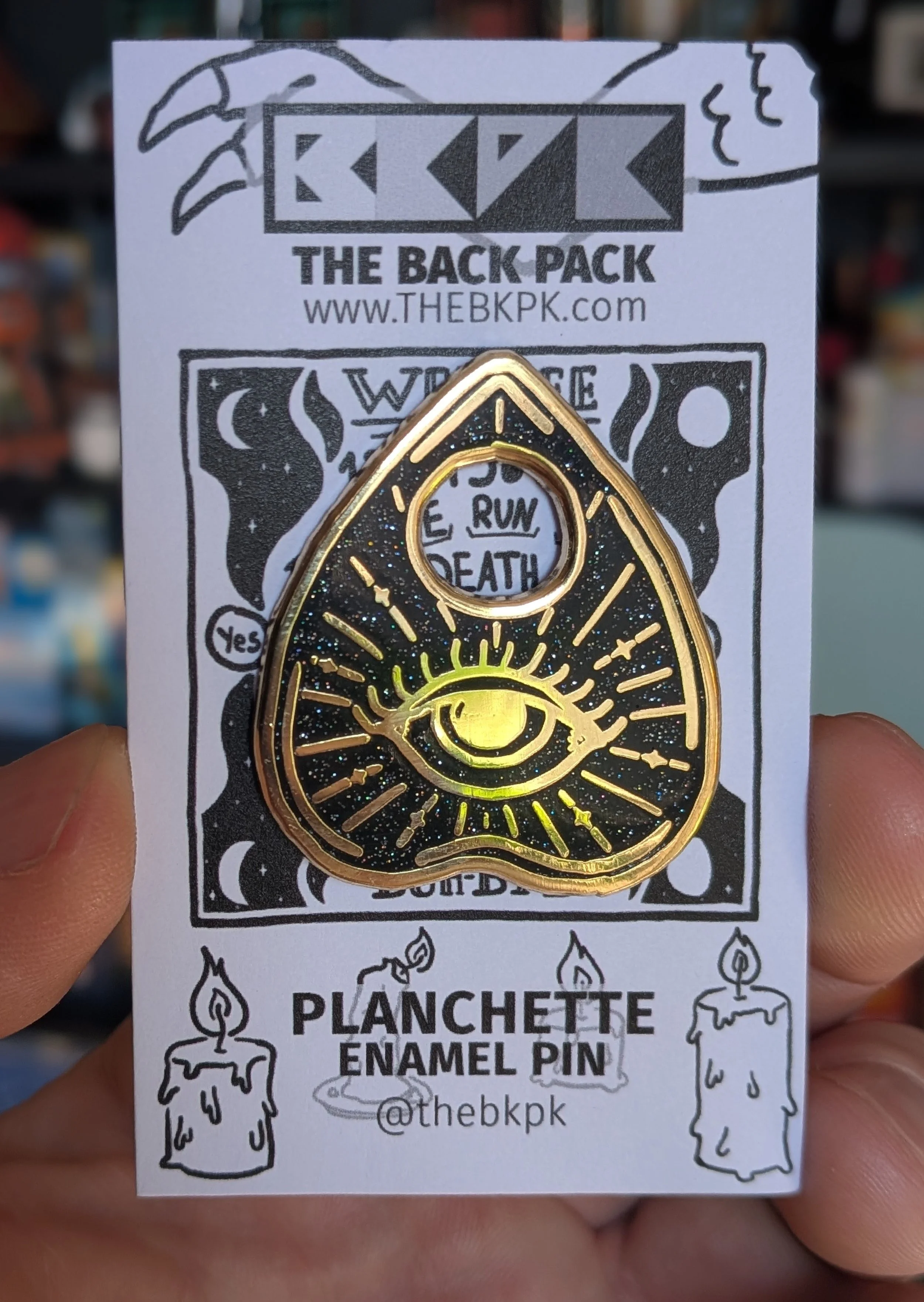 Planchette Enamel Pin