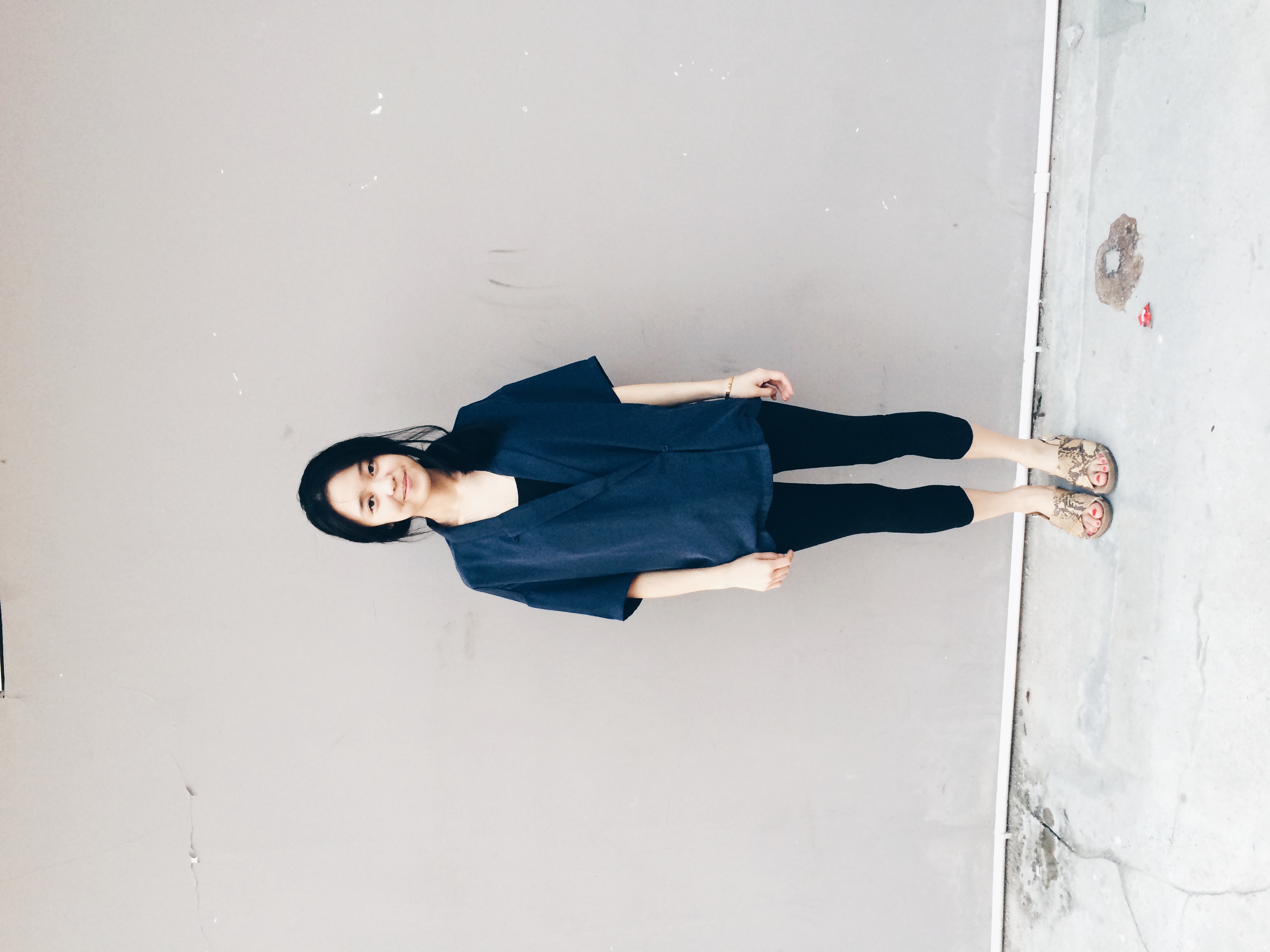 Monki Blazer, H&M Tank, Zara Sandals