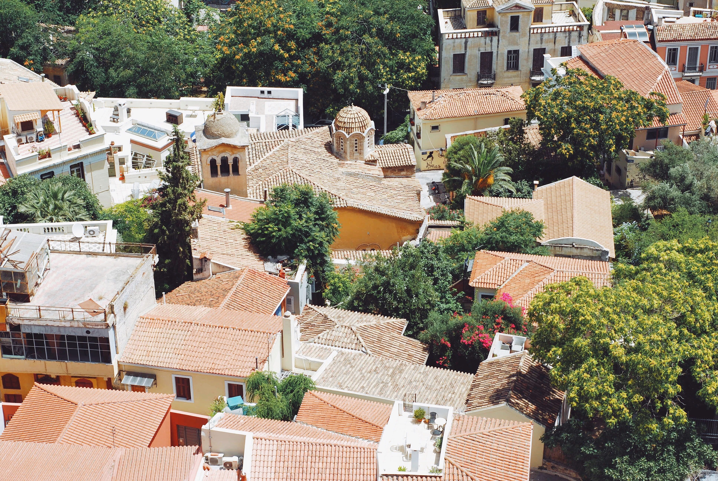 Athens from above. 