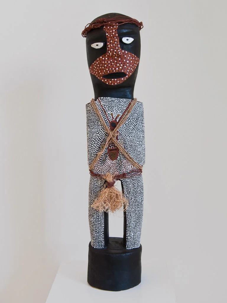 Mokuy by David Djarrka and Wendy Galanini. Photo courtesy of Alcaston Gallery