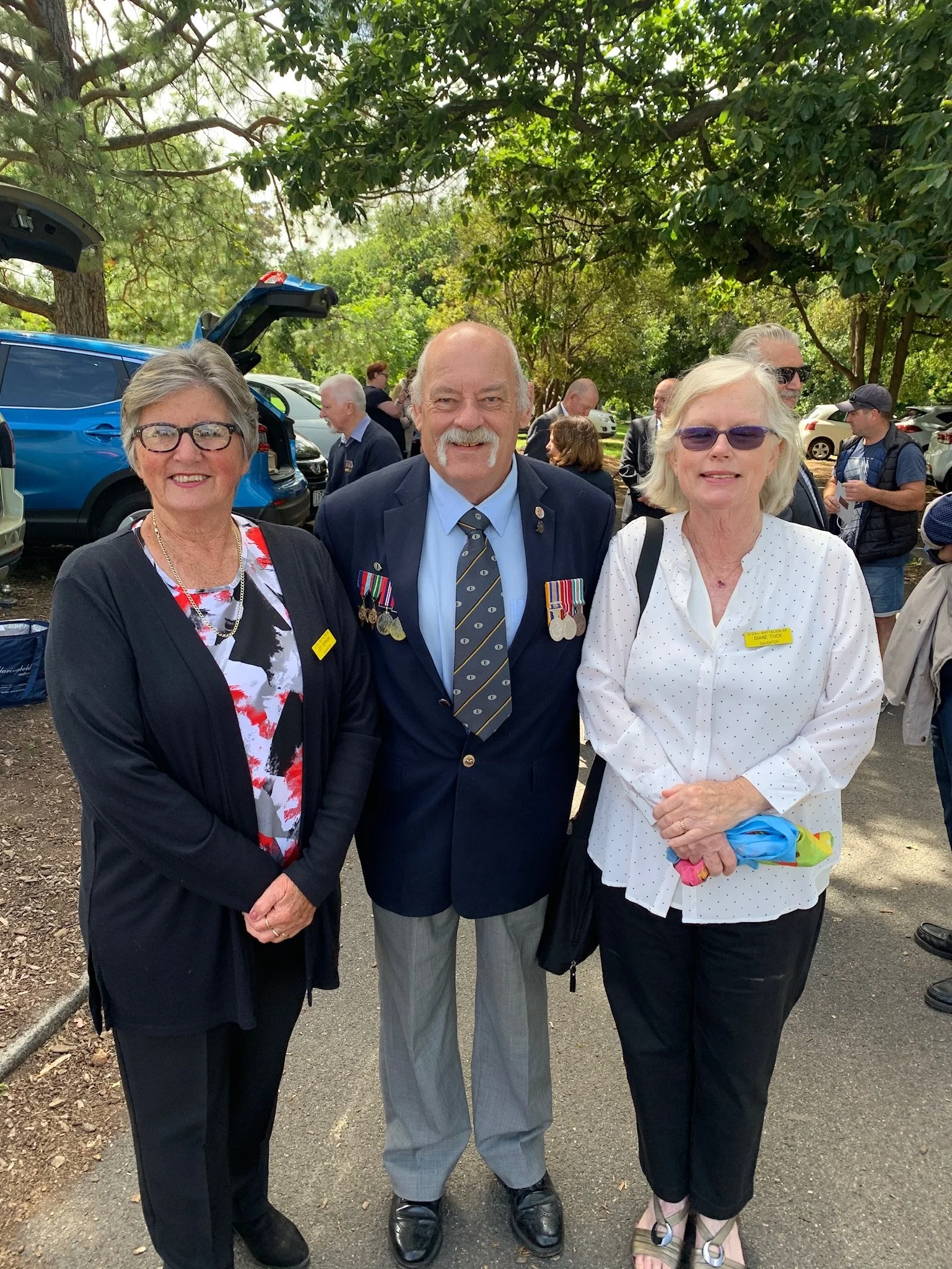 Joy Derham, Gary Simmons and Diane Tuck