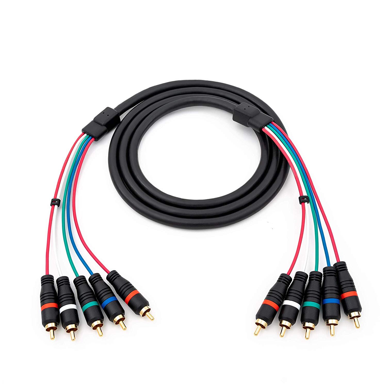 HD Retrovision YPbPr Component Video Female-to-Male RCA Extension Cable 