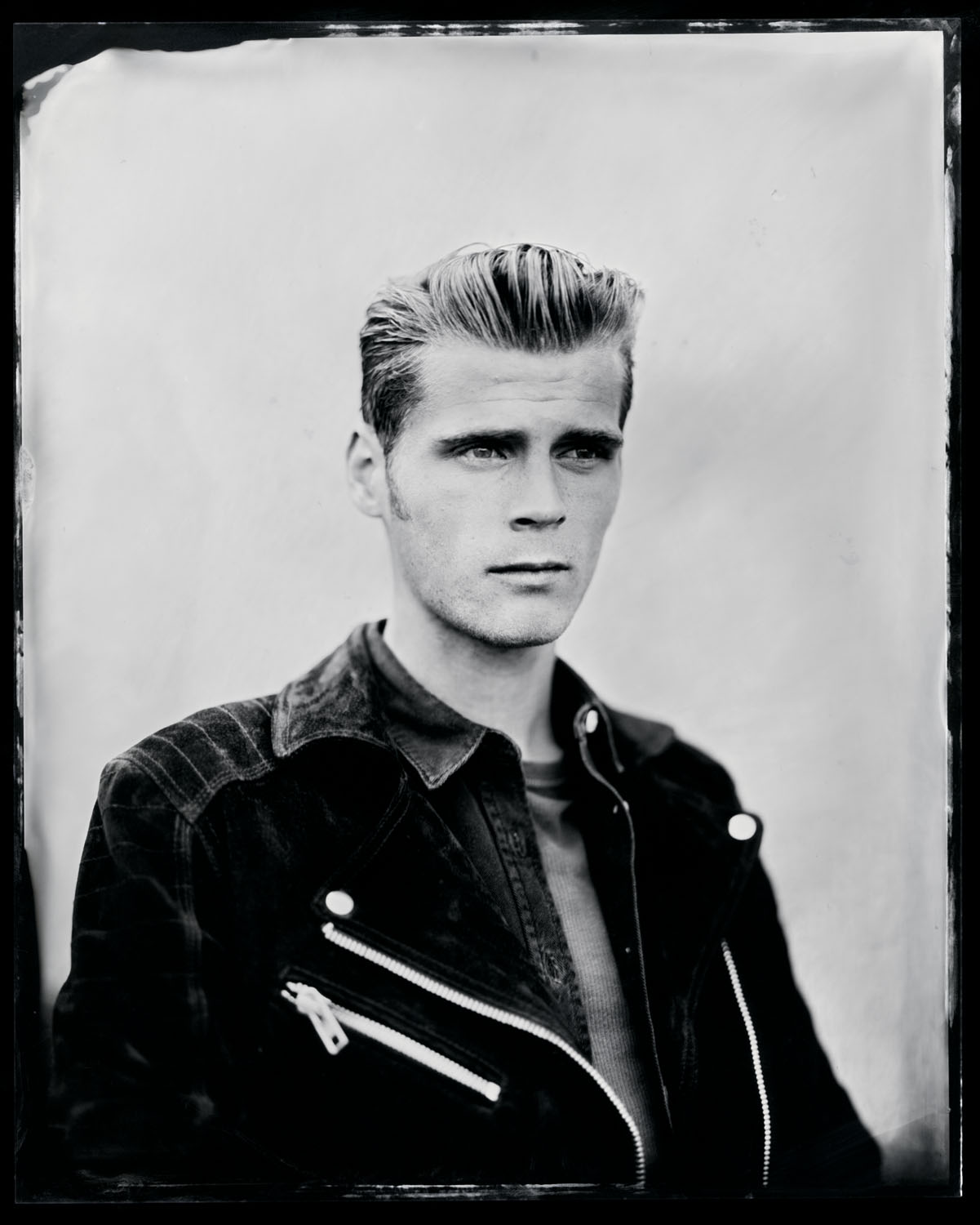 Alfie Hudson-Taylor, tintype, 8x10.