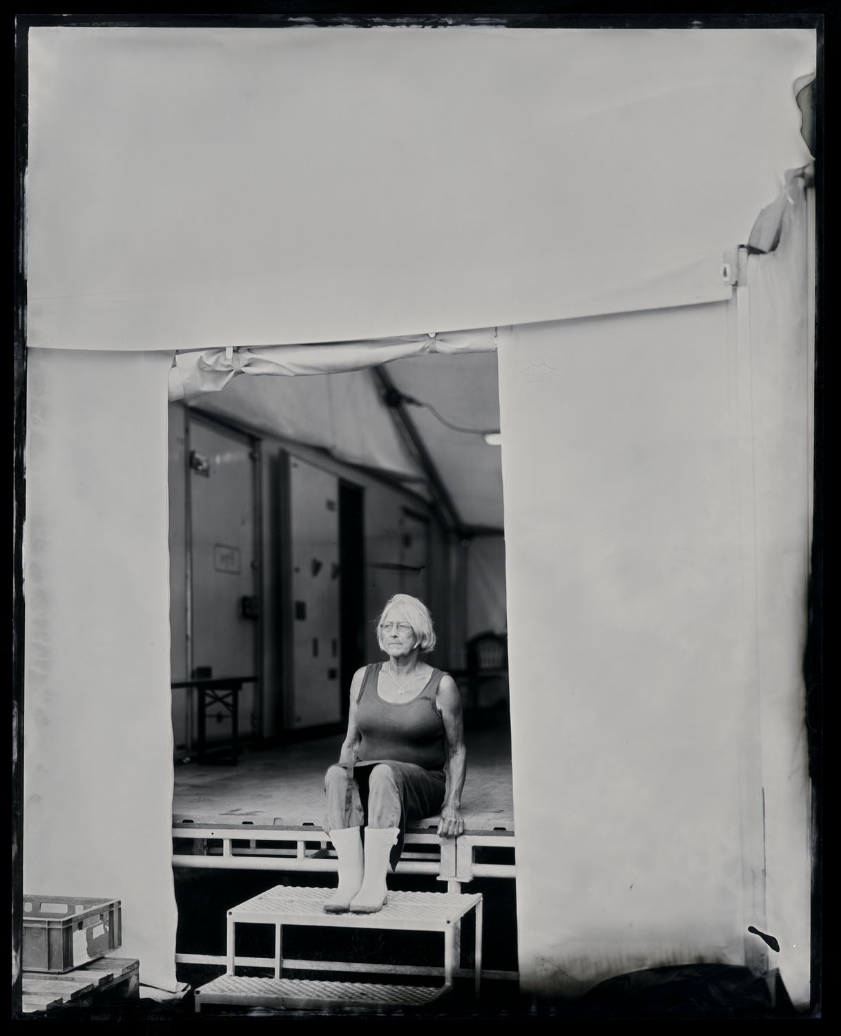Hanne, tintype, 8x10.