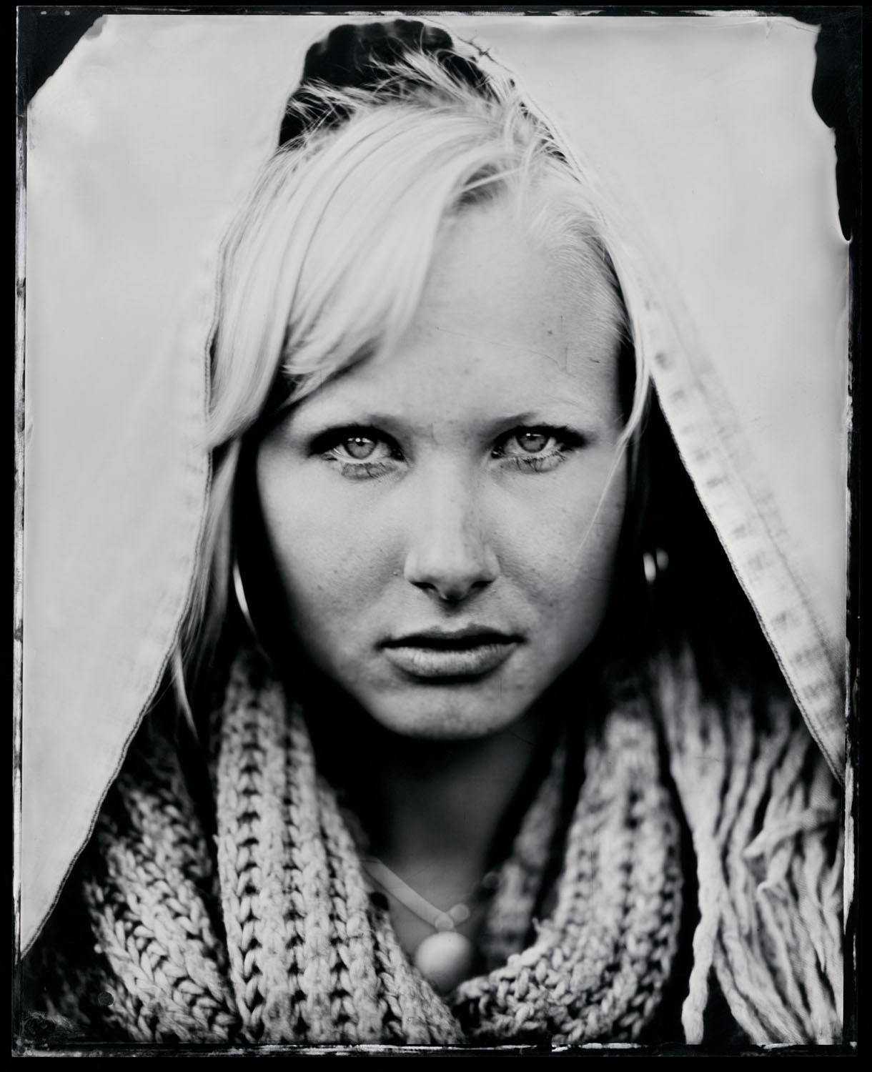 Maimi Mirbach, tintype, 8x10.