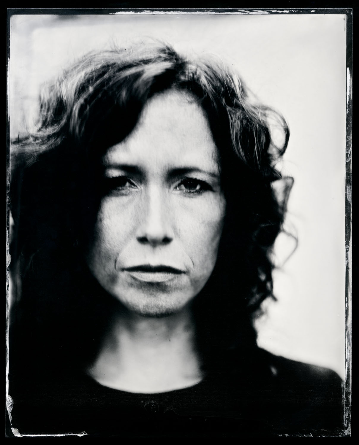 Sarah Lee Guthrie, tintype, 8x10.