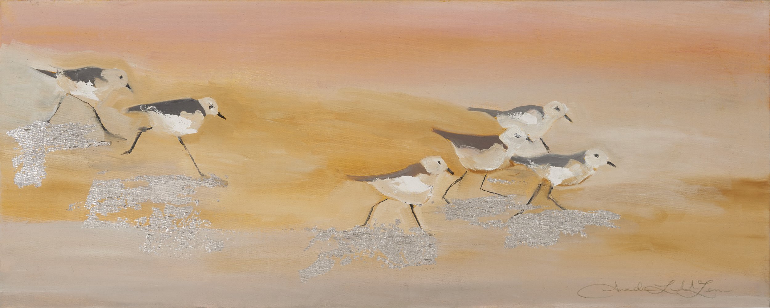 AmandaMcLenon_TheIOPShuffle_16x40_oilandsilverleaf_2025_2200.jpg