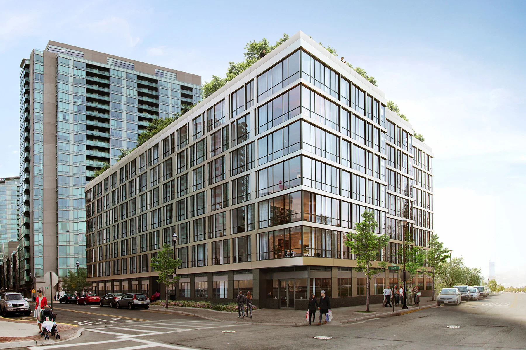 Looking Southwest - Rendering courtesy of Woods Bagot
