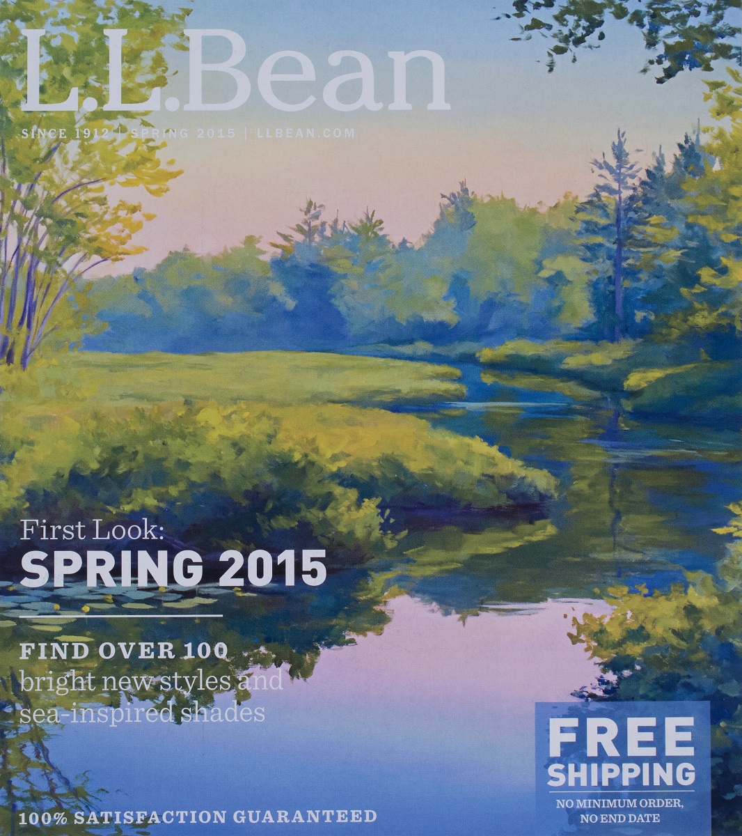  L.L. Bean Cover  Spring Catalog 2015 