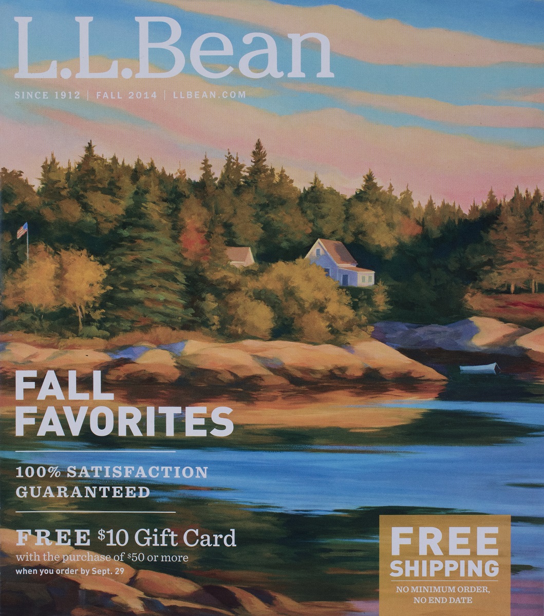  L.L. Bean Cover  Fall Catalog 2014 