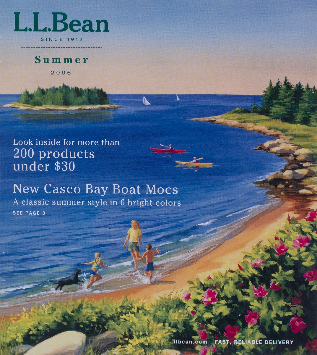  L.L. Bean Cover  Summer Catalog 2006 