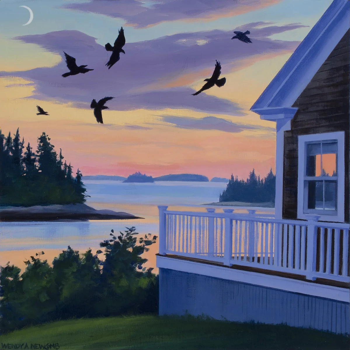 Crows at Twilight