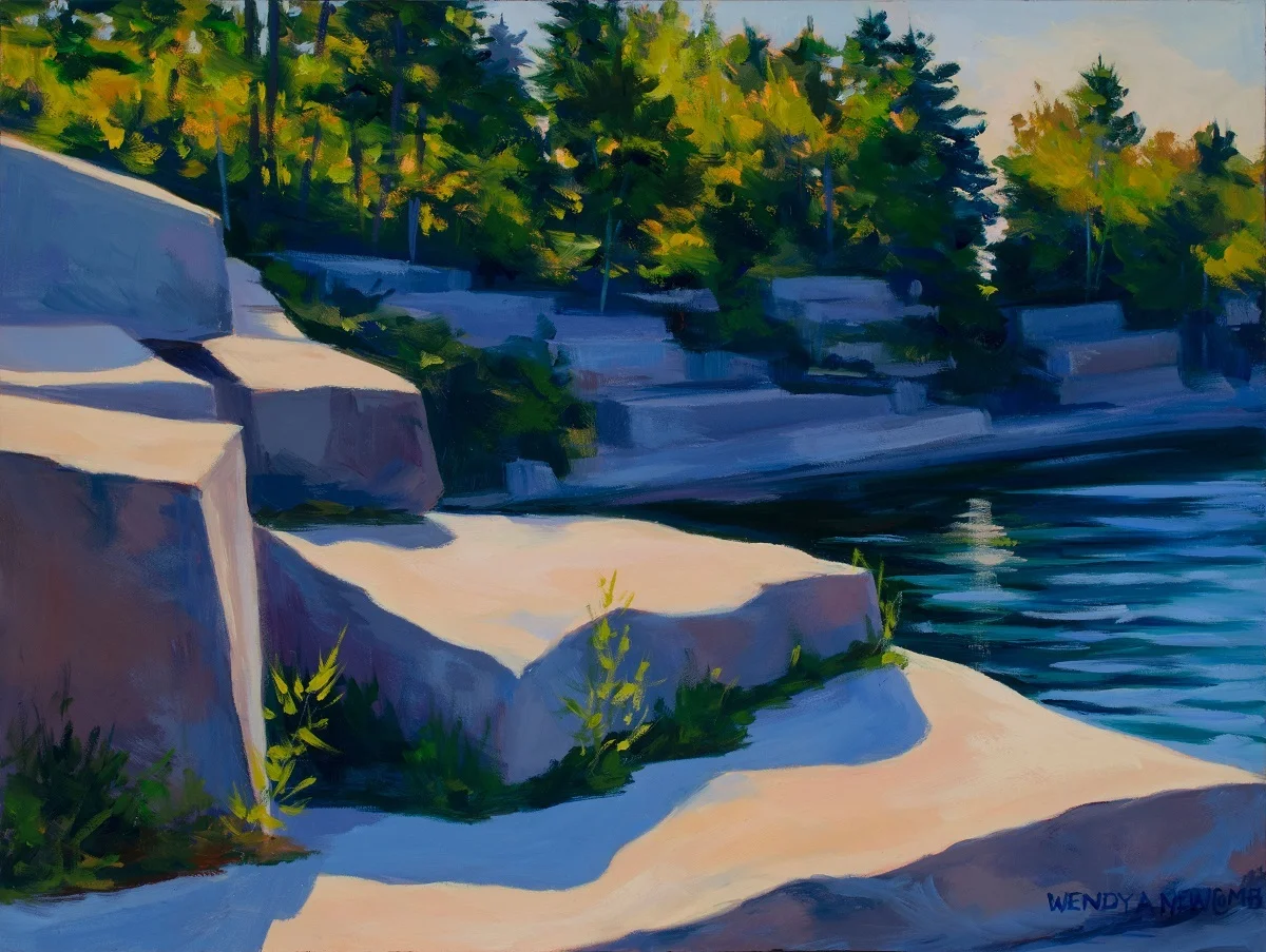 Granite Slice Oil on panel 10 x 10” $750