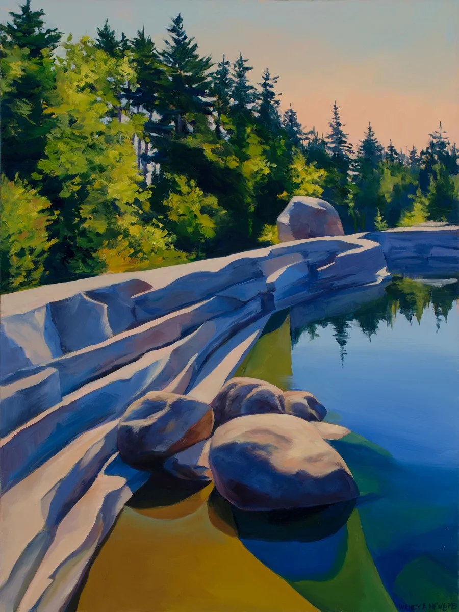 Island Quarry Oil on panel 18 x 24” $2400