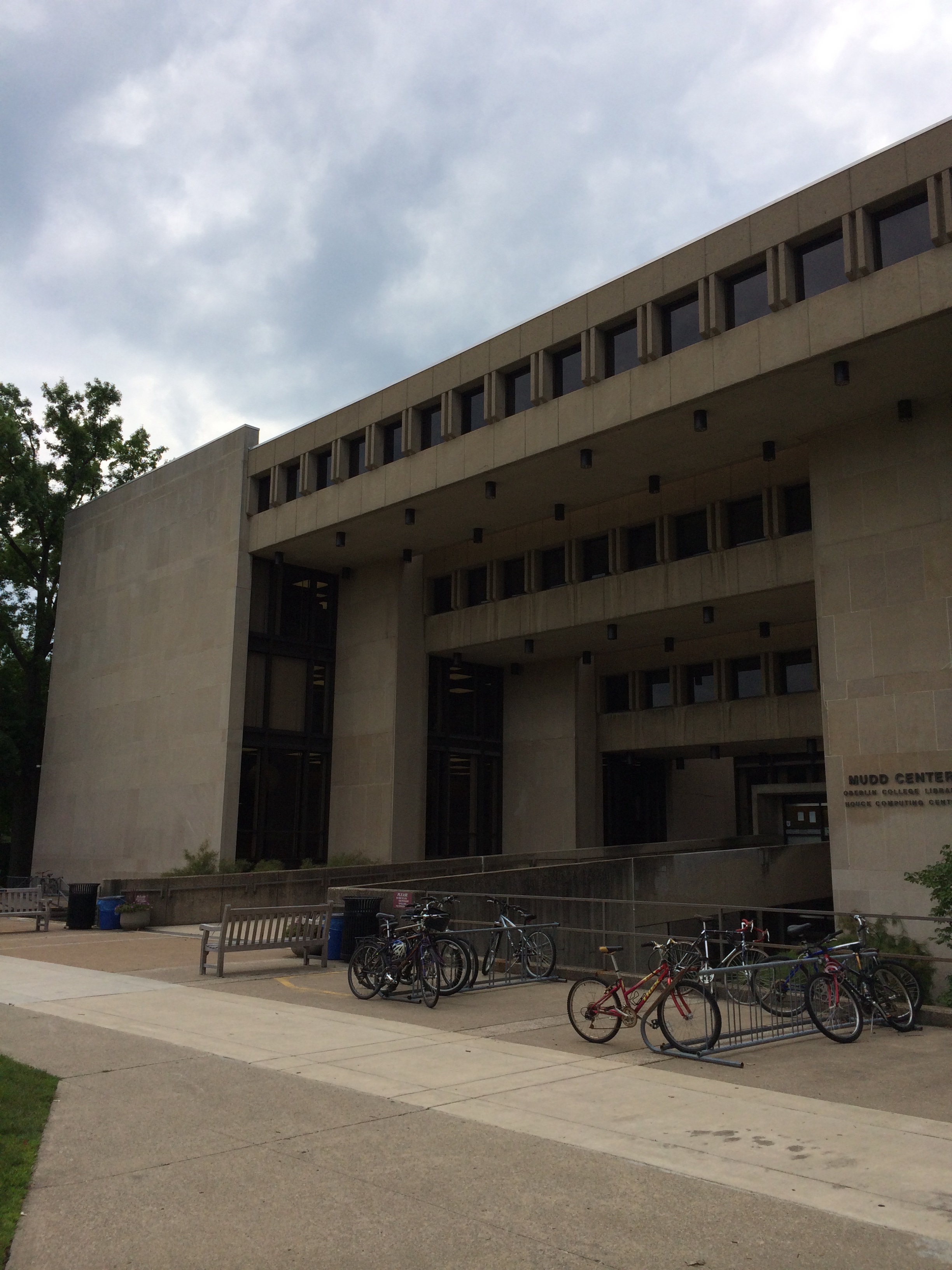 Mudd Library, the finest in brutalism