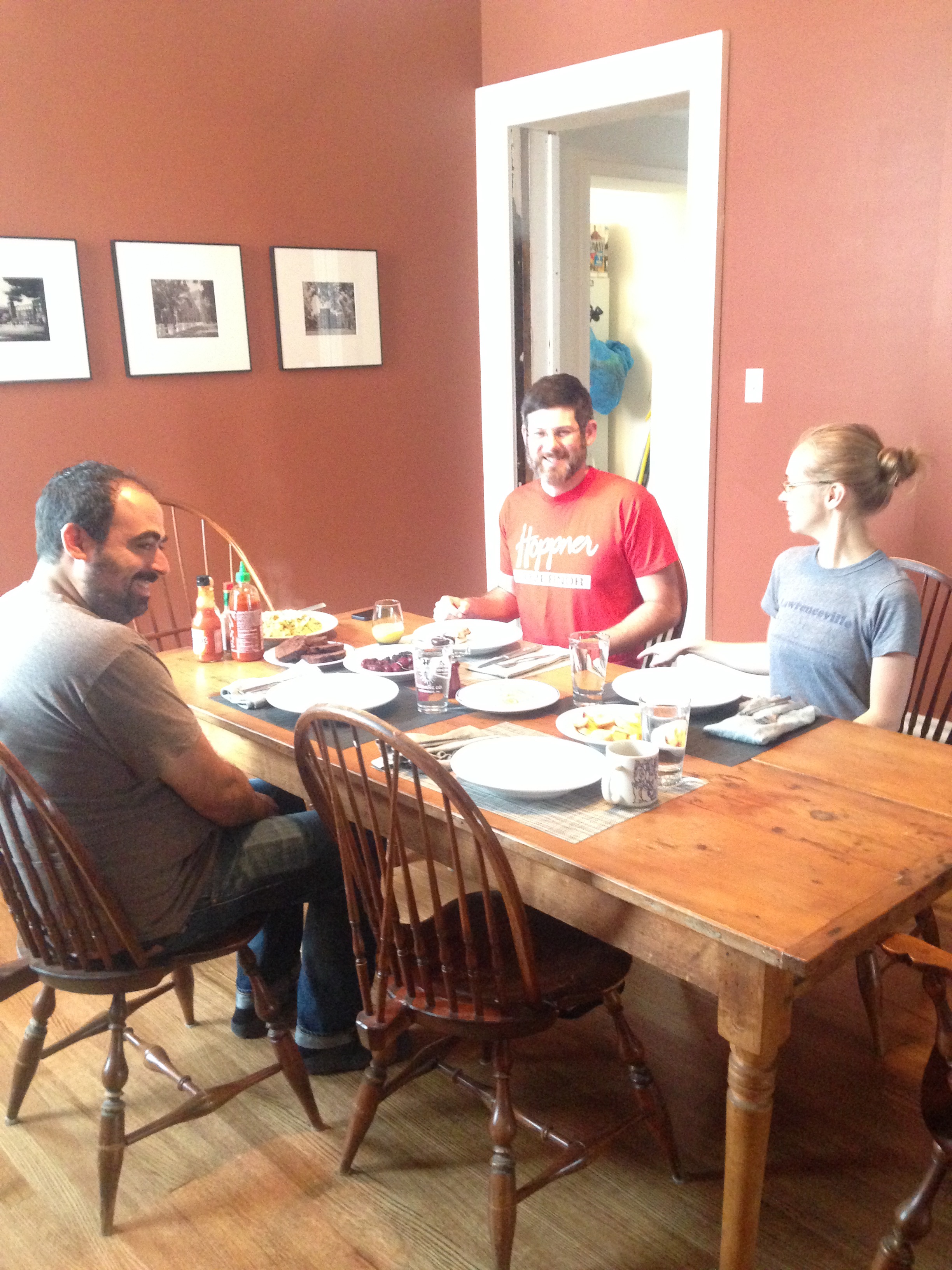 Brunch at home.