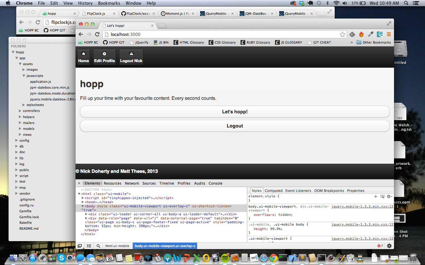 Hopp coming together