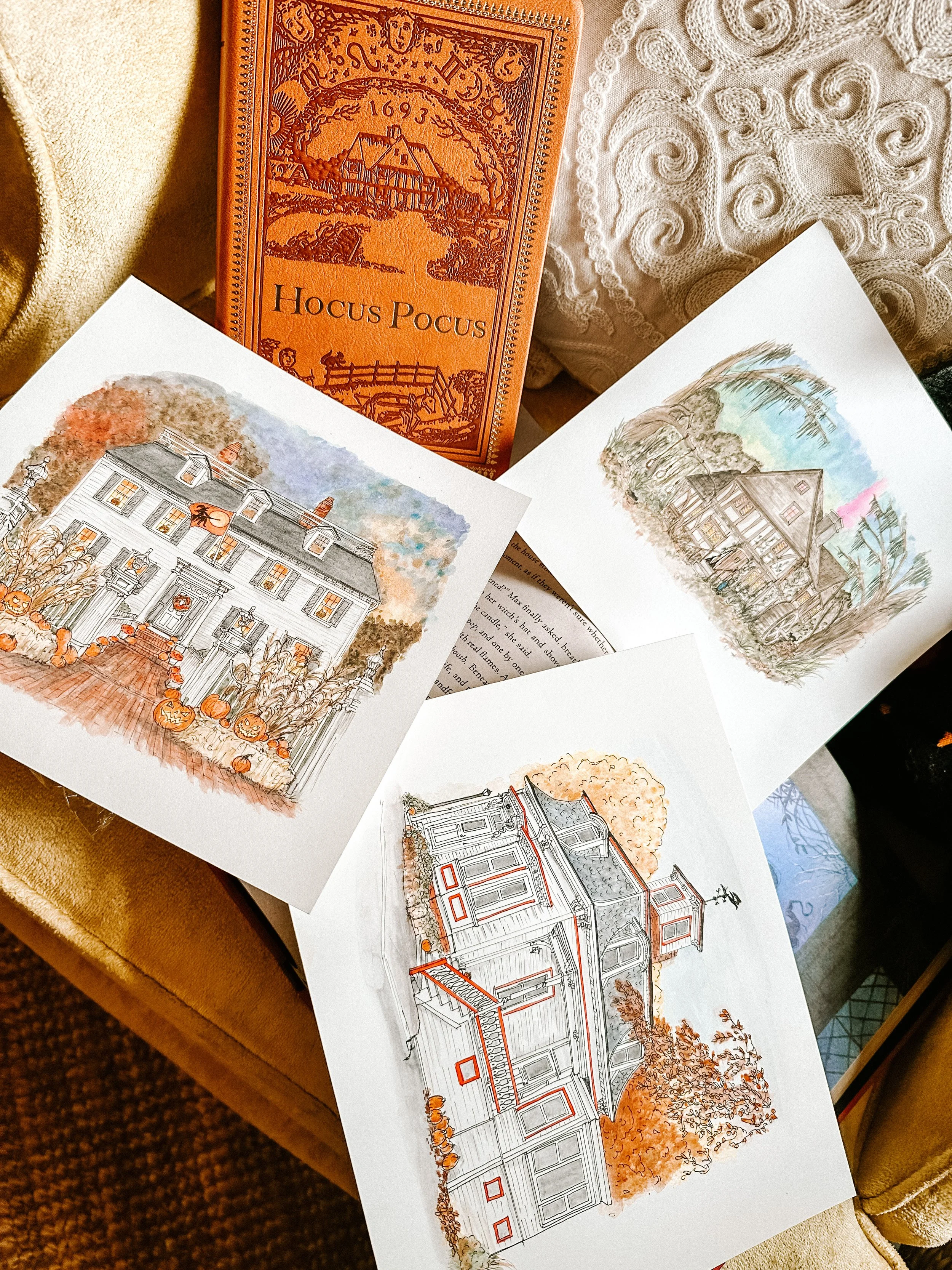Allison's House from Hocus Pocus Original Painting — Catharine