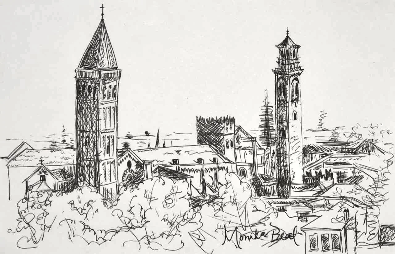 “Fair Verona 1” Ink, 5”x7”