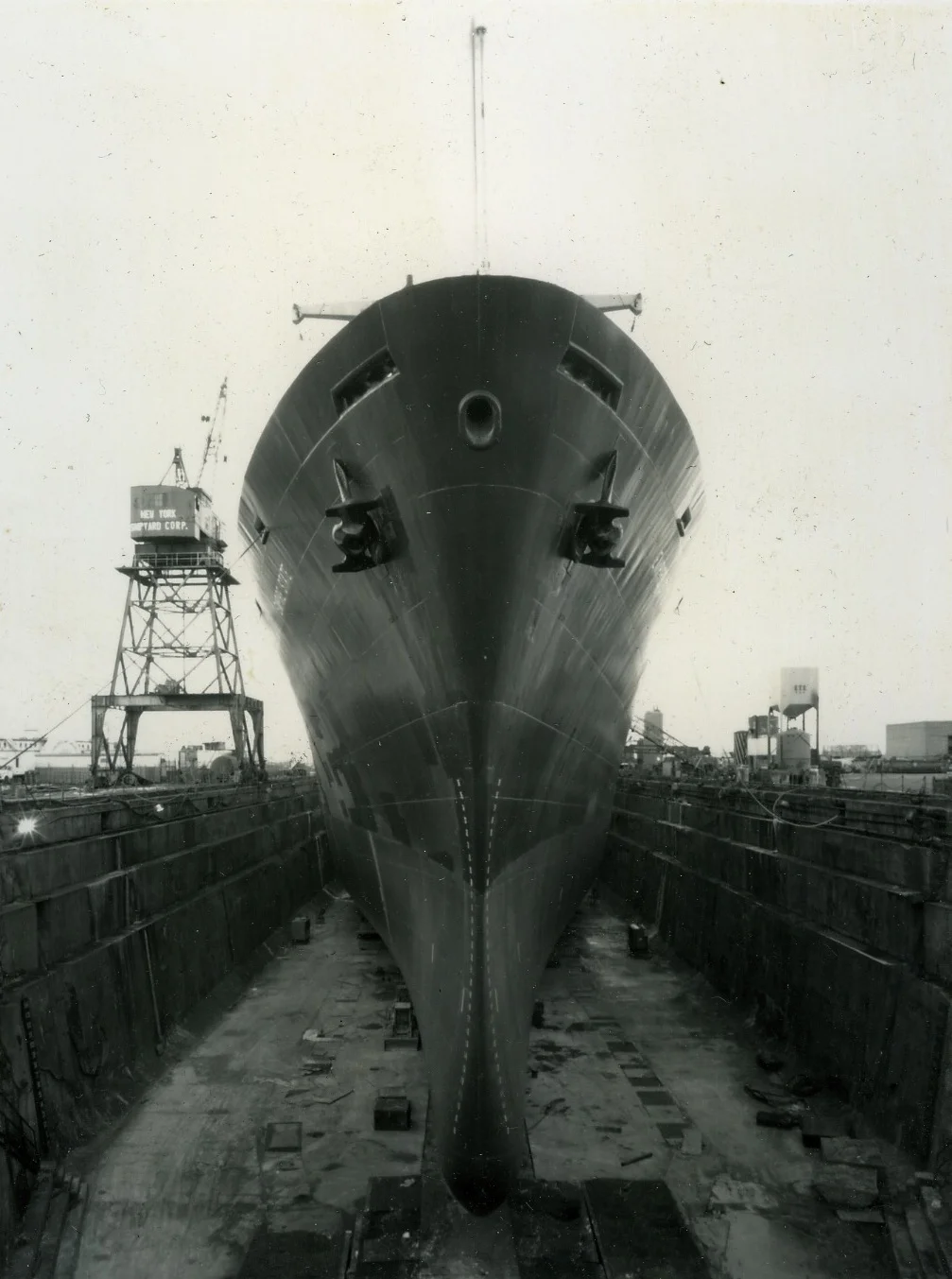 January 2005 - Empire State VI, dry docked for repairs in the Erie Basin, Red Hook, Brooklyn.