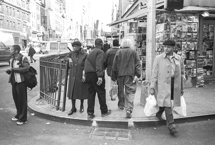Seventy-Second Street and Broadway, Manhattan. March 1997