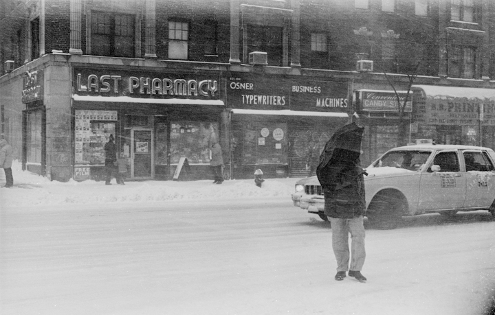 Amsterdam Avenue, Upper West Side Manhattan. March 1993