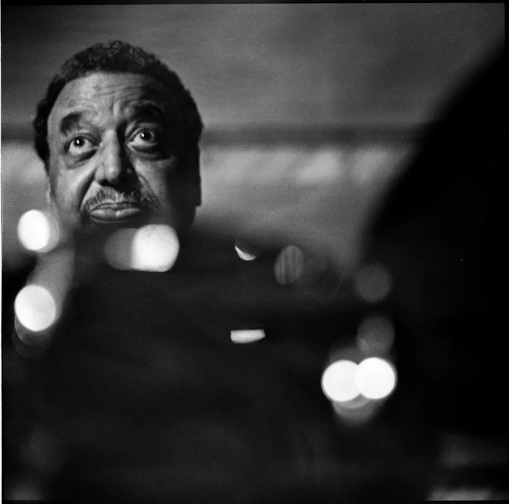  Late Jazz legend, Chico Hamilton at MSR Studios.&nbsp; February 2004   
