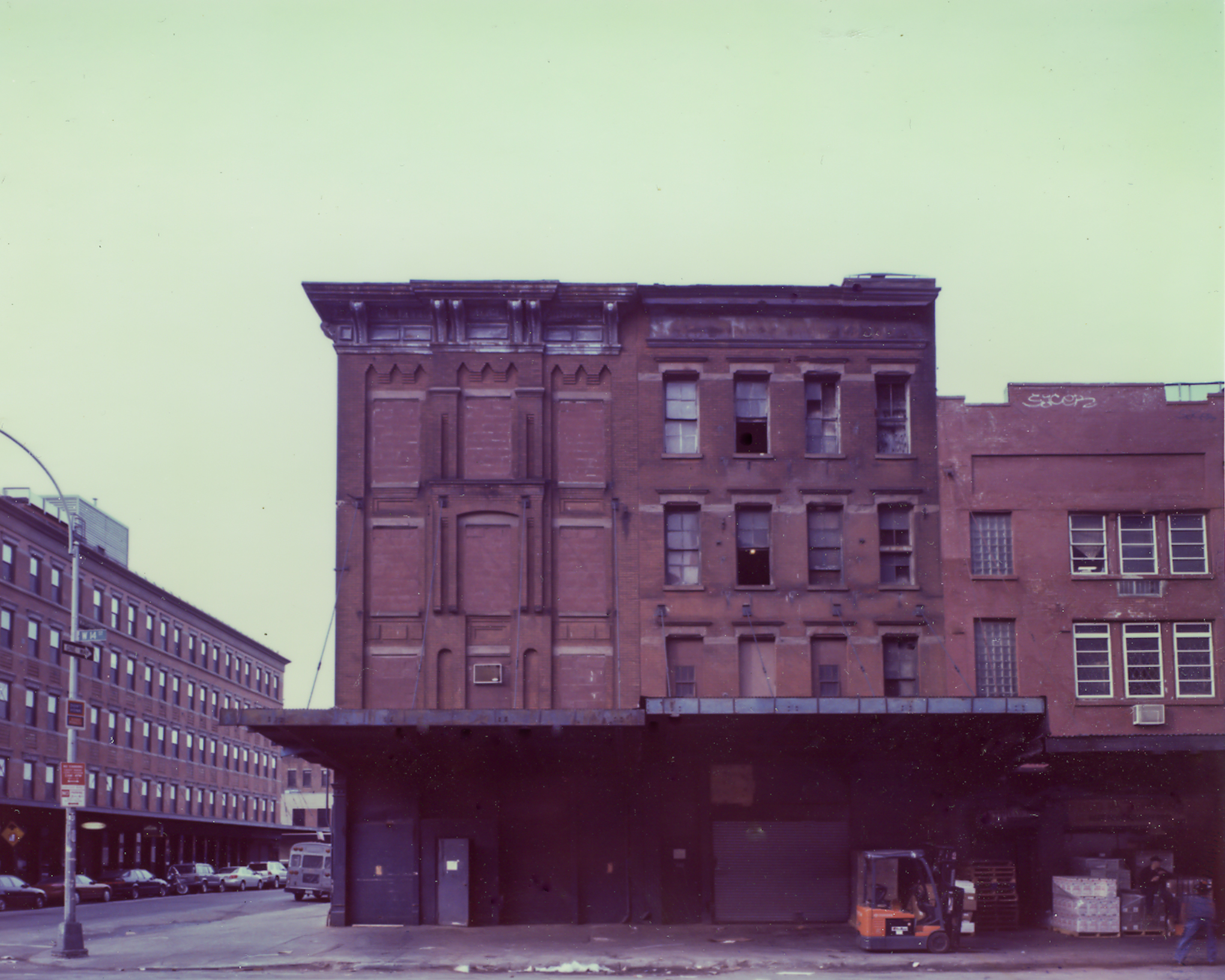 March 2005 - Corner of 14th & Washington in New York City's Meatpacking District.