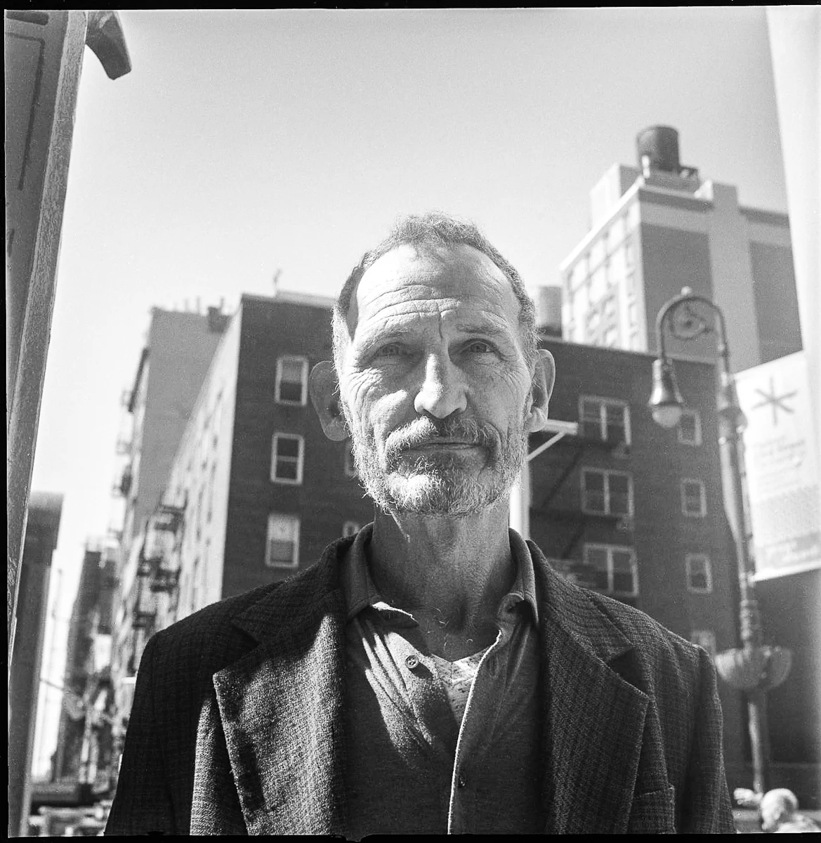 April 2016 - West Twenty-Third Street, Manhattan "I used to shoot with a Rollei...Good Luck." 