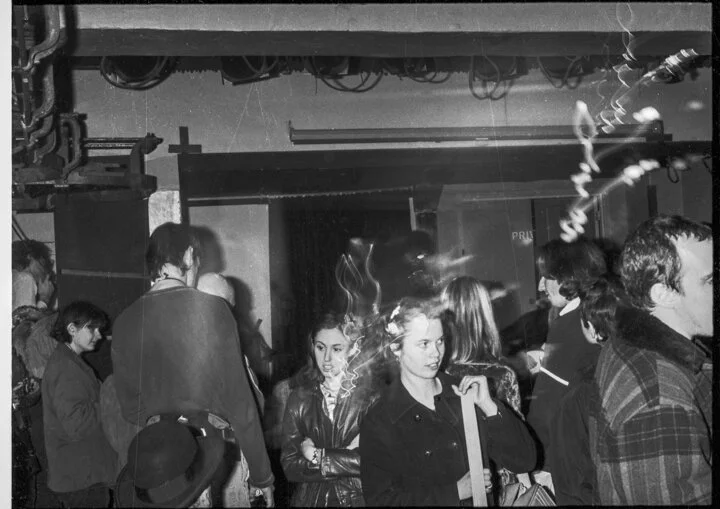 To Roccoco Rot concert at “The Cooler”, New York City. 1998 (half-frame)