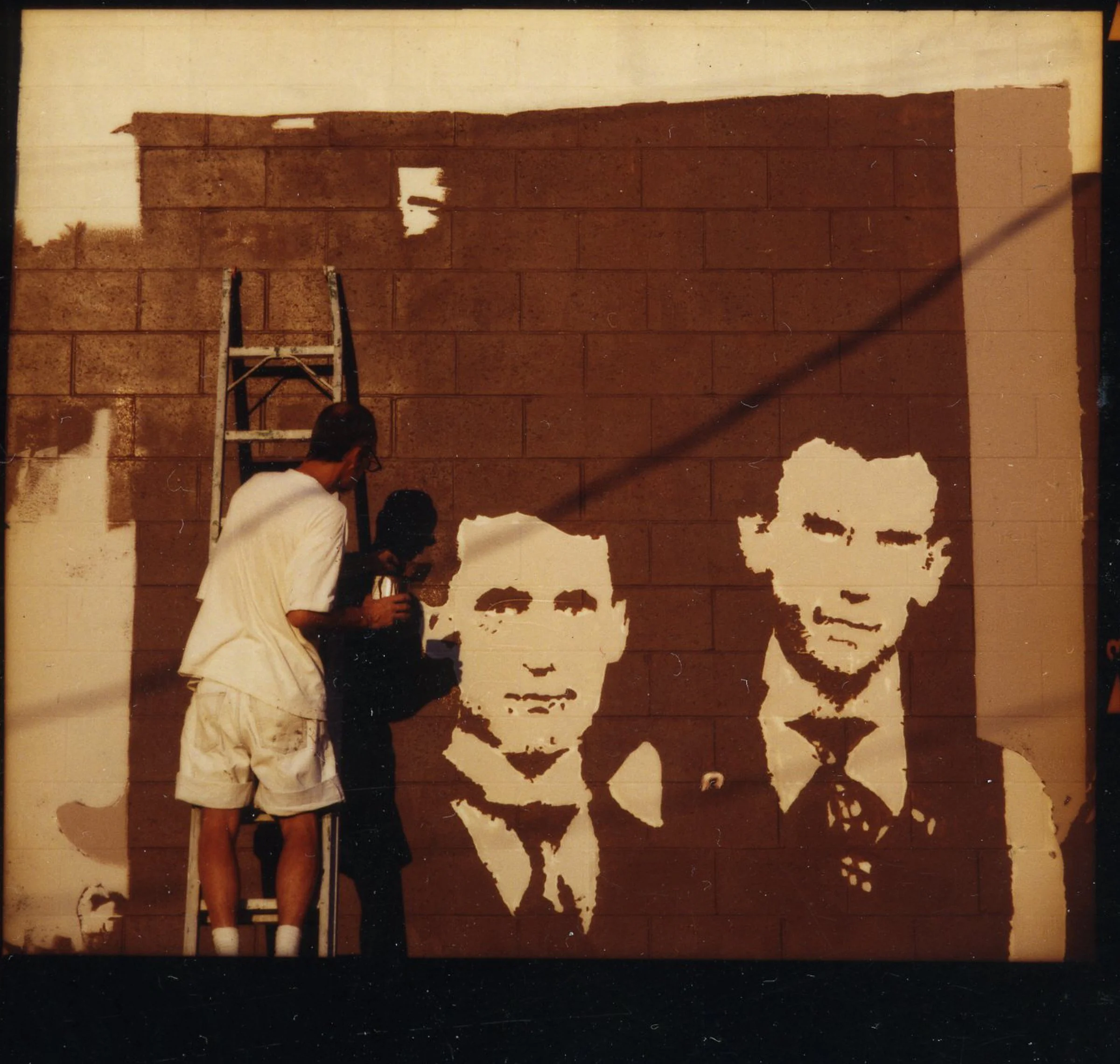 R Fleck mural Mansfield, Ohio 2002 