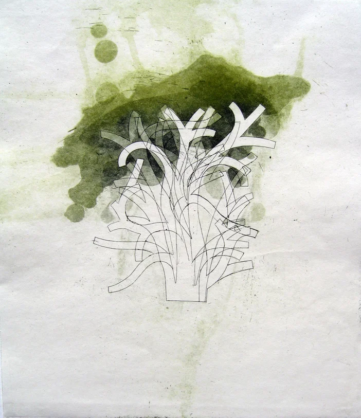  Tree   aquatint  