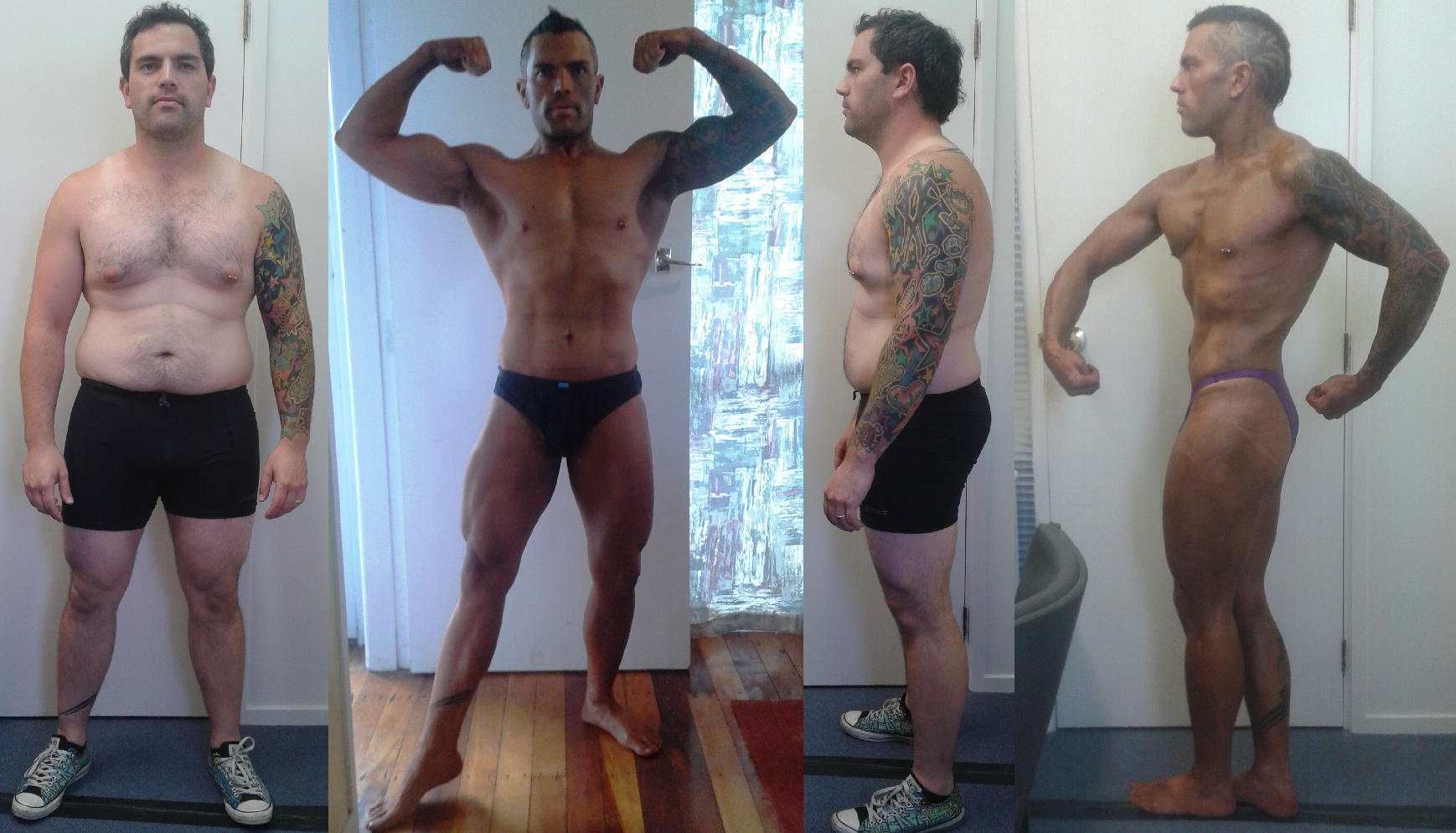 Dwight, 20.7kg lighter, no longer obese.
