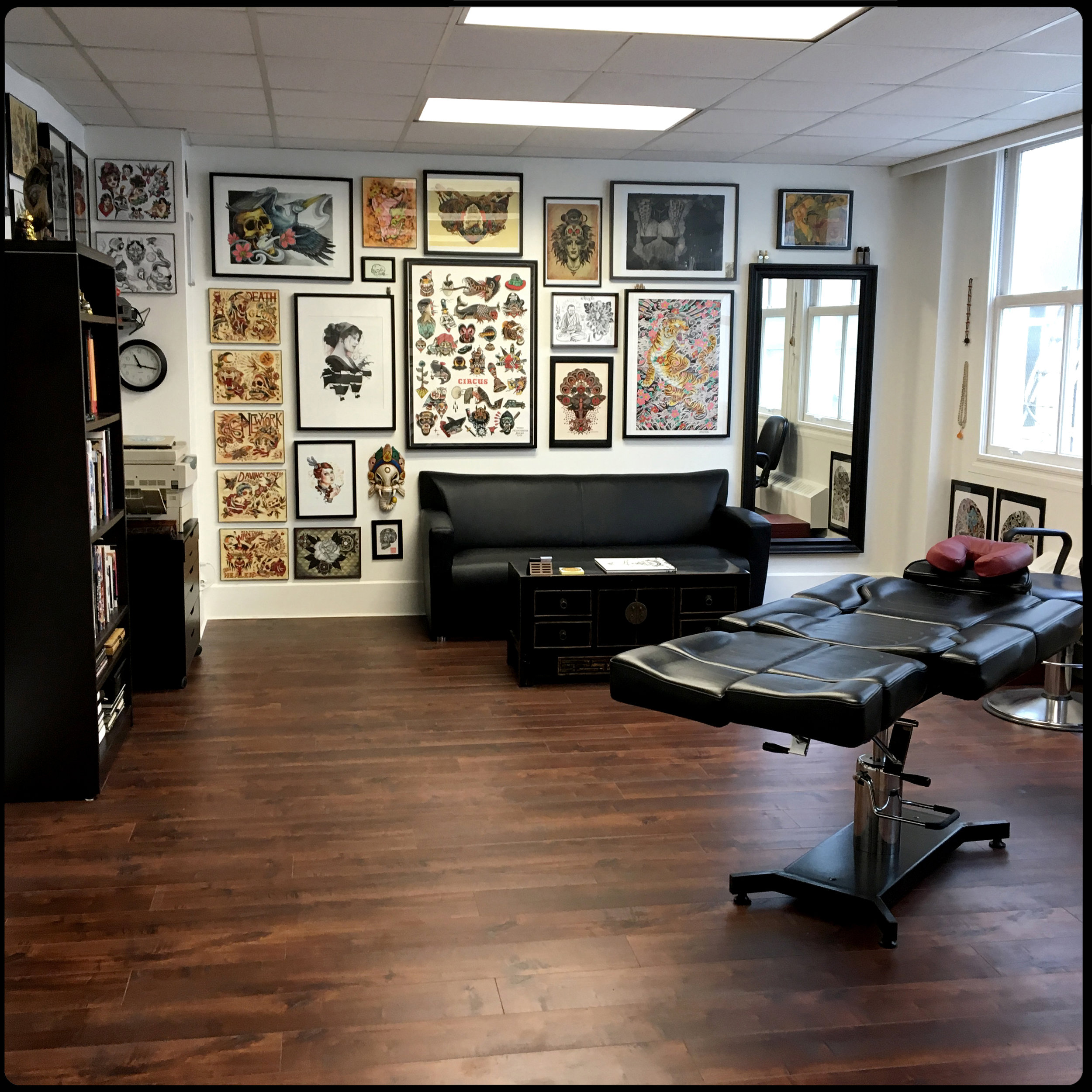 Studio - Victoria Tattoo - Artist Cohen Floch - Tattoo Shop - Vancouver