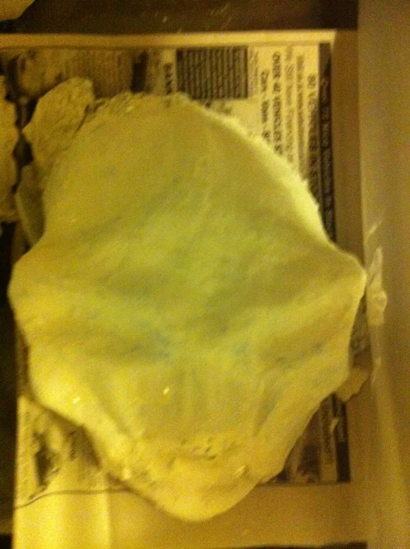 Alginate Face Casting & Gesso Process Shot
