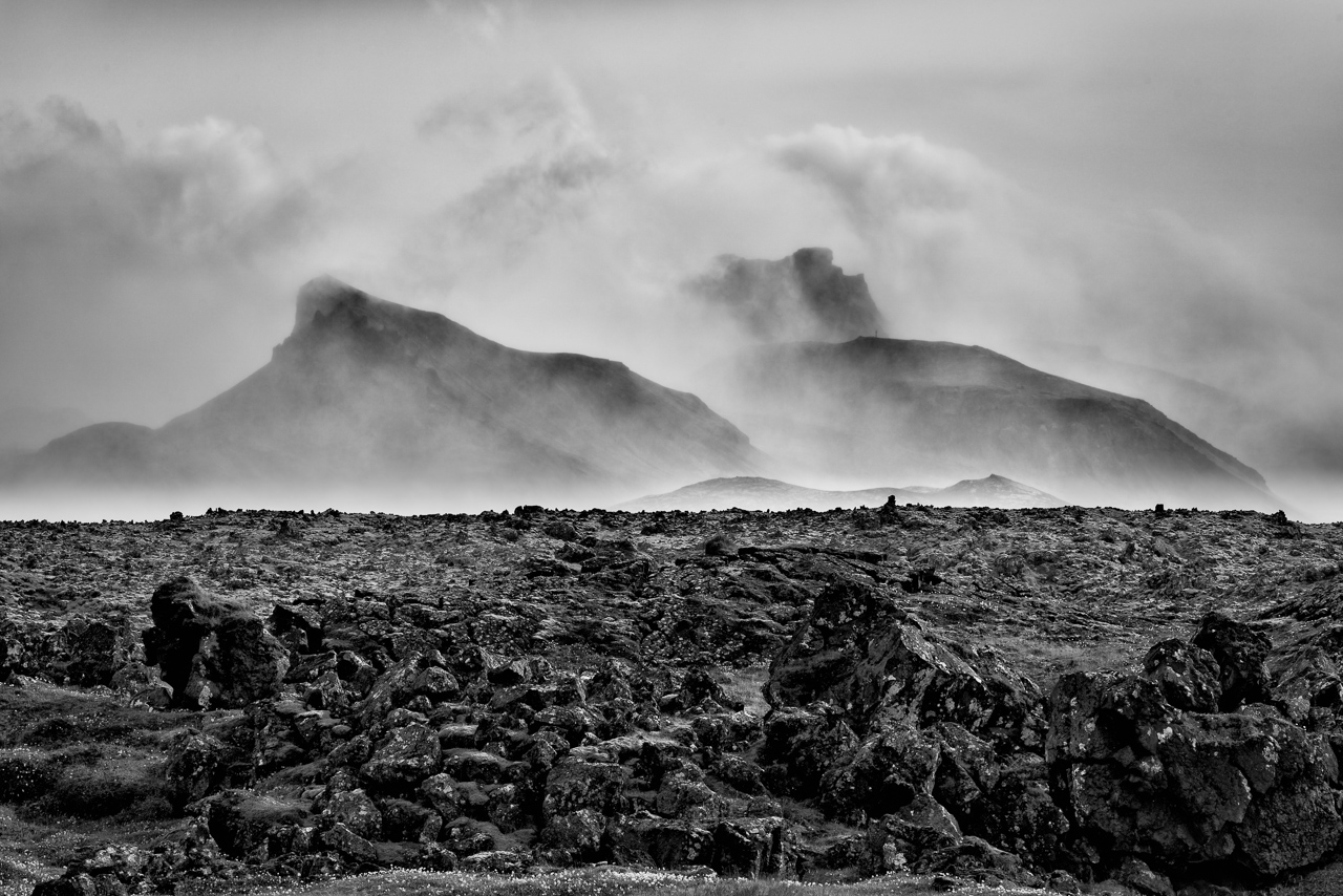 Volcanos in Mist