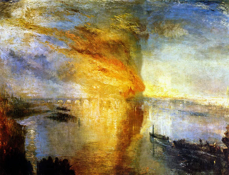 Turner - The Burning of the Houses of Parliament