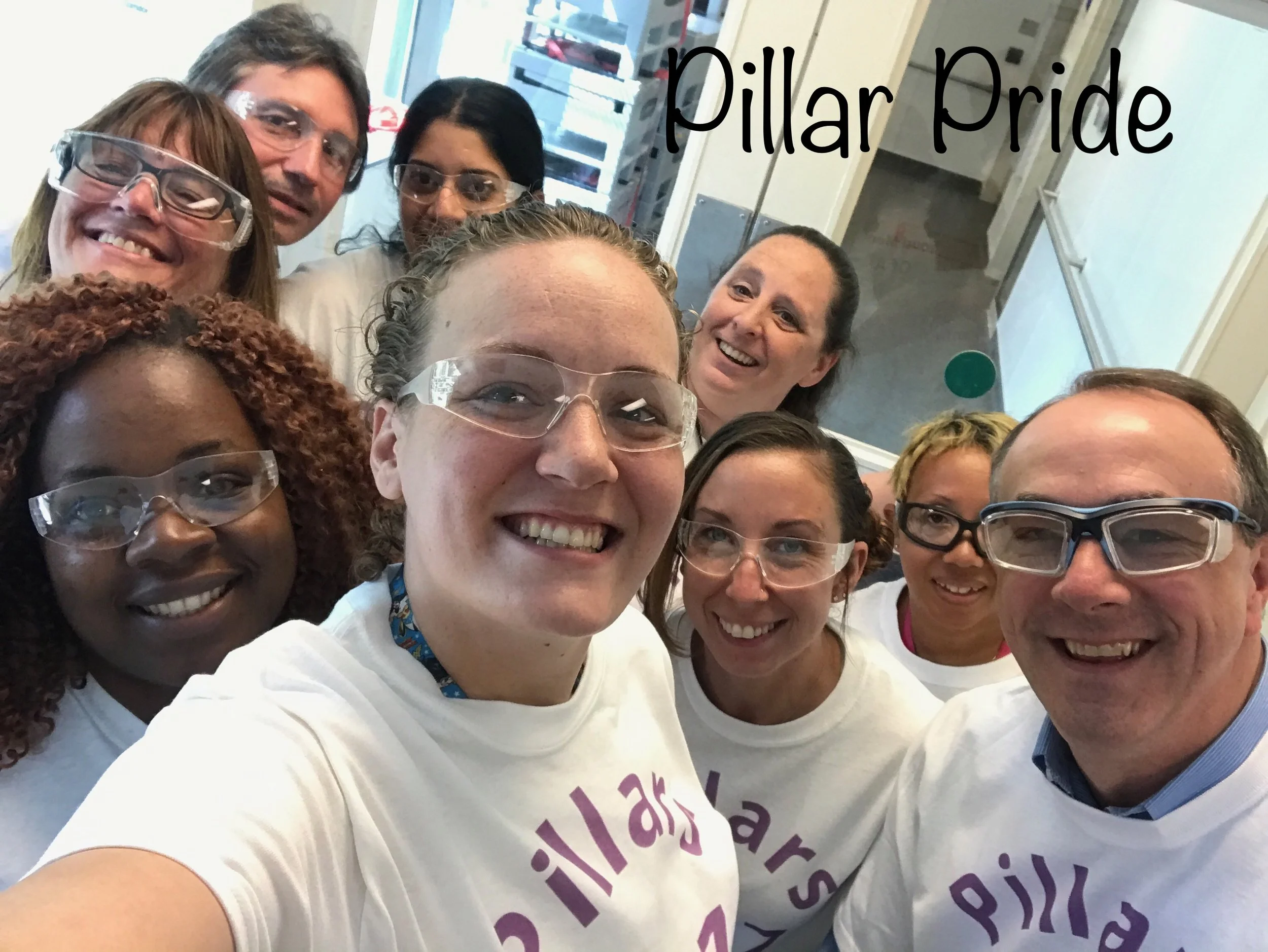 With my gratitude to the epic Pillar team for their leadership and engagement (and the awesome picture!!)