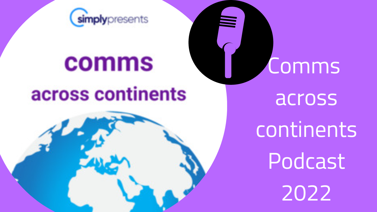  A conversation with Aishwarya Rajavelu and Patrick Hulbert of Simply Communicate in April 2022    https://simply-communicate.com/comms-across-the-continents-schillinger/   