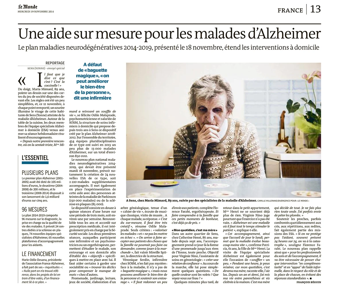  Le Monde - Novembre 2014. 
