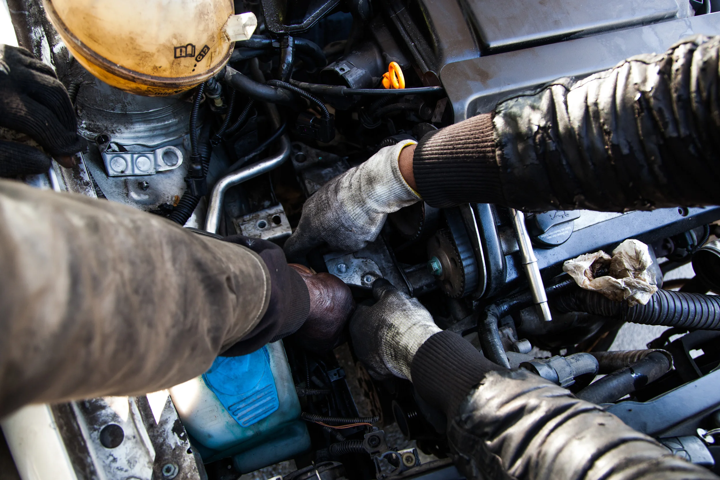  Garages à ciel ouvert à Aubervilliers. 