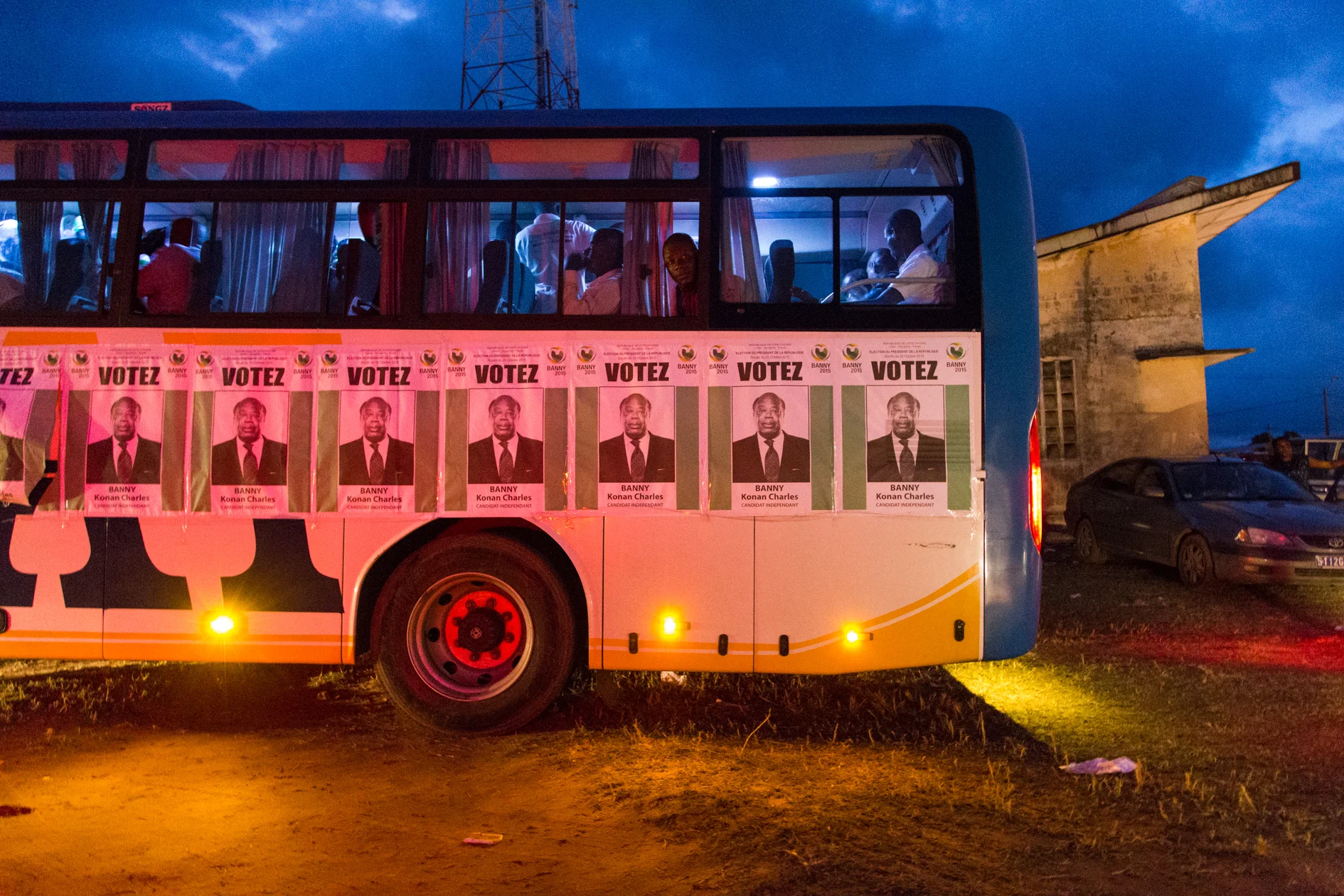 Meeting de Charles Konan Banny au stade municipal de Dabou. Samedi 10 octobre 2015. 