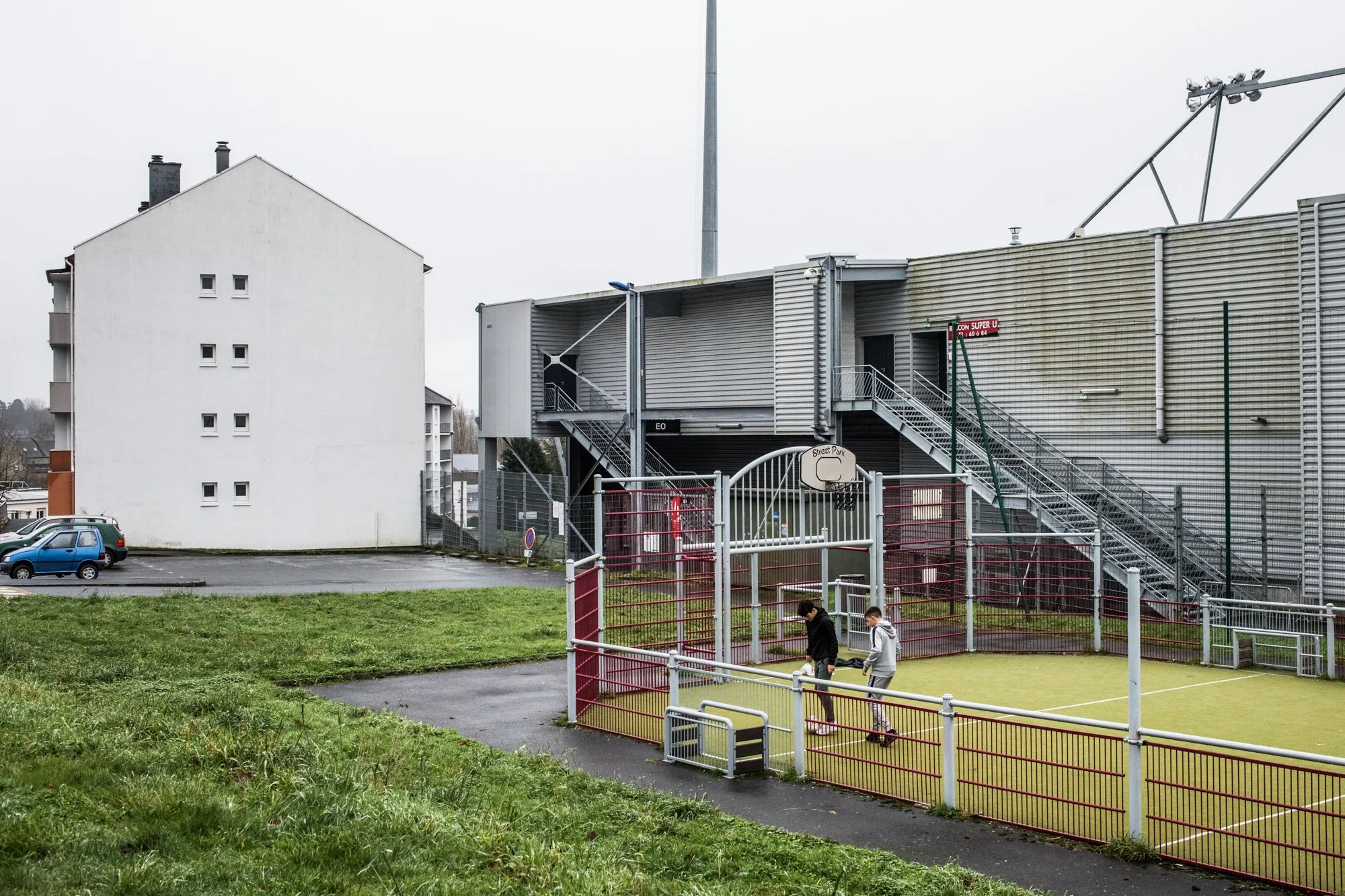  City Stade collé au stade de football professionnel du Roudourou.  Janvier 2022.  