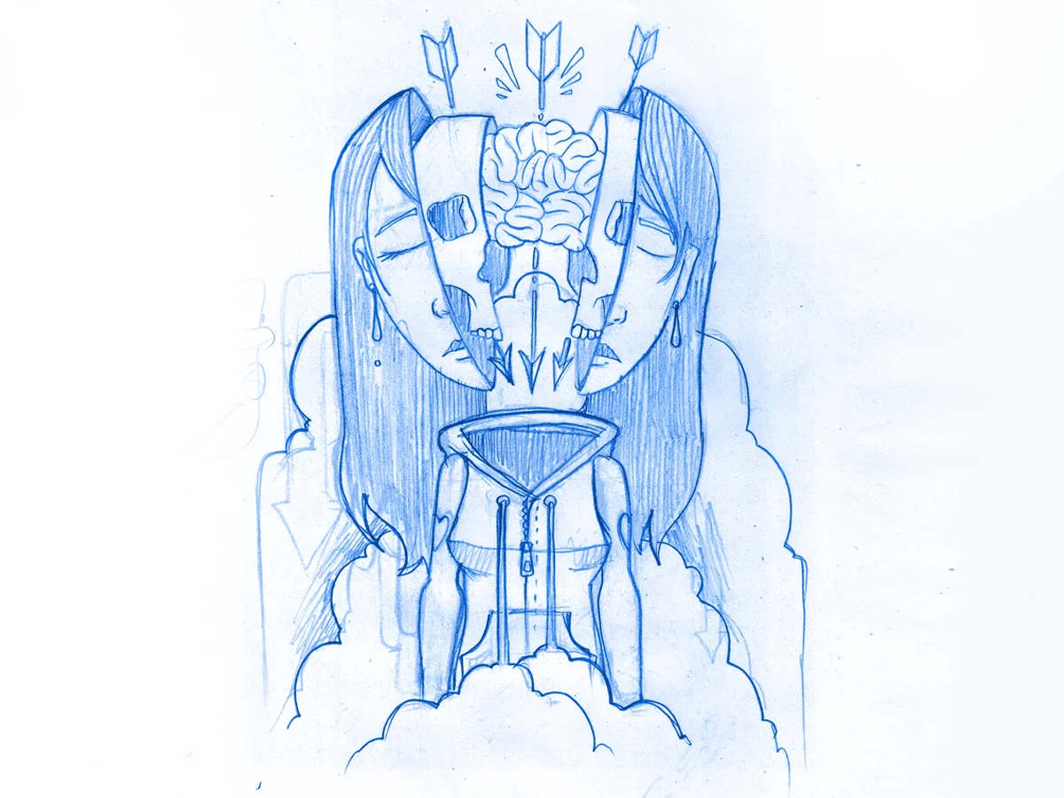 The last round of scribbling, time to move on to the final approach. I'm not sure why but it was hard to even get this to this phase. I've been dealing with some kind of bug the last few weeks and my head has not been all there so perhaps that's it. Who knows. Sometimes things are easy, sometimes things are hard. I'm sort of over having a preference between the two. 