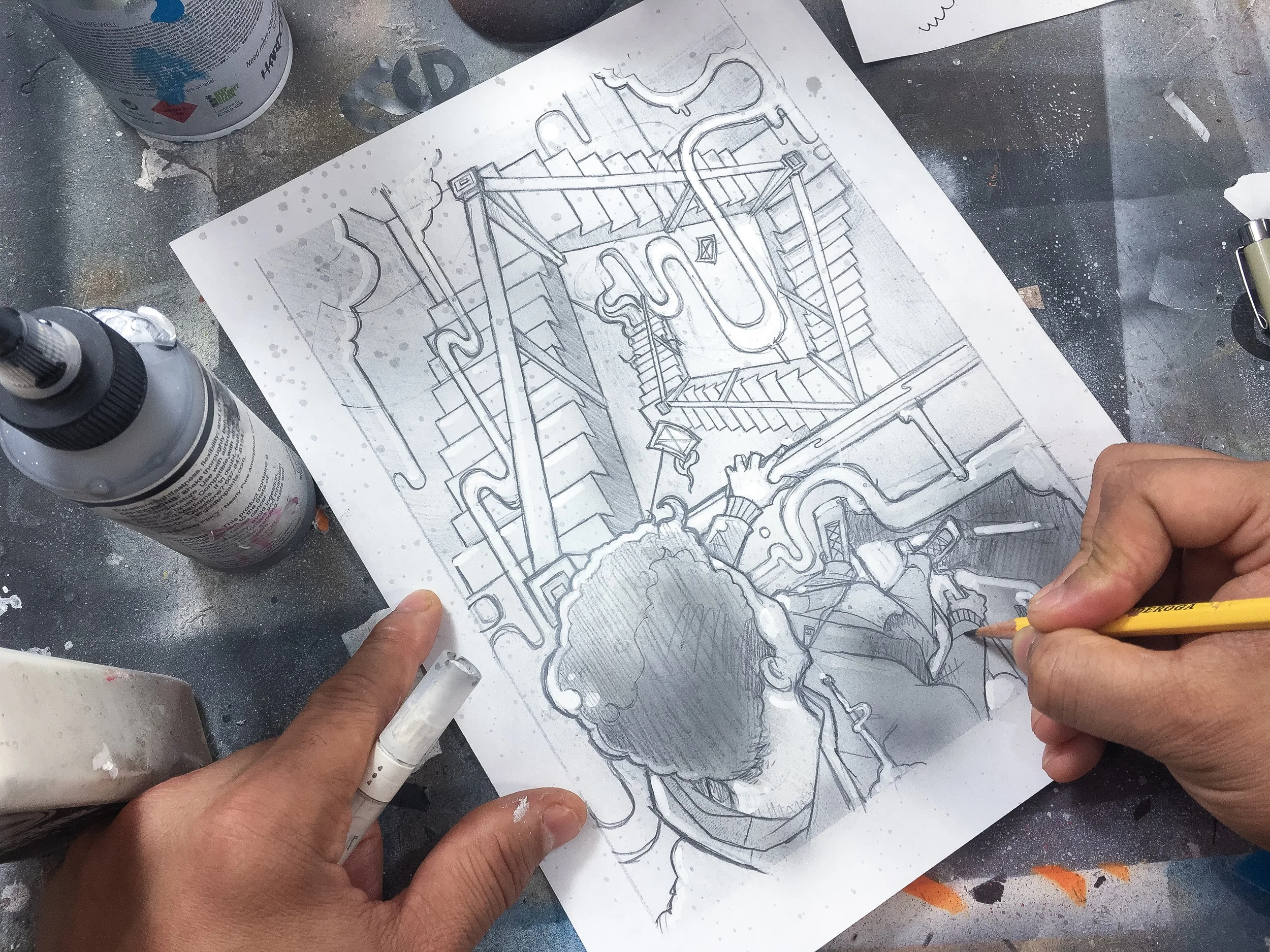 It would be silly to spend the morning totally reworking your composition on day before you want the piece to be done. Yep, totally silly.