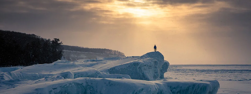 Shooting Video for The Michigan Ice Film, and Living as a Yooper for an Entire Month