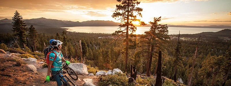 Lake Tahoe Mountain Bike Photography for the Over The Edge Sports Bike Shop